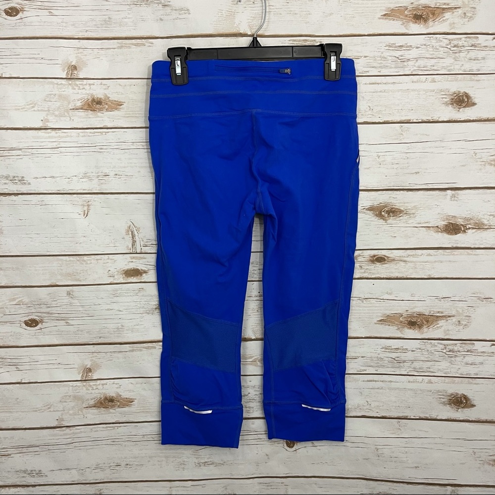 Athleta Royal Blue Relay Capri Active Athletic - Picture 3 of 5